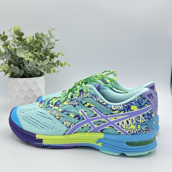 Asics Women’s Gel Noosa Tri 10  Mesh Blue Sneakers Shoes Size 7 - Picture 1 of 8